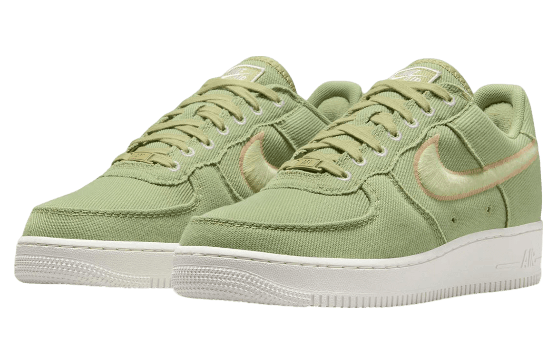 Nike Air Force 1 Low Canvas Dusty Olive / Hemp release photo 2