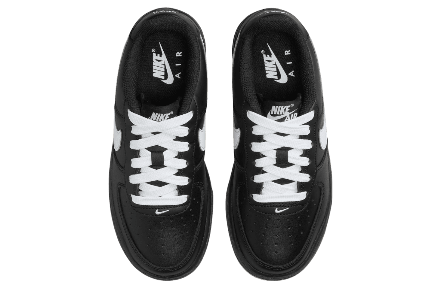 Nike Air Force 1 Low GS Black / Medium Gum Brown release photo 4