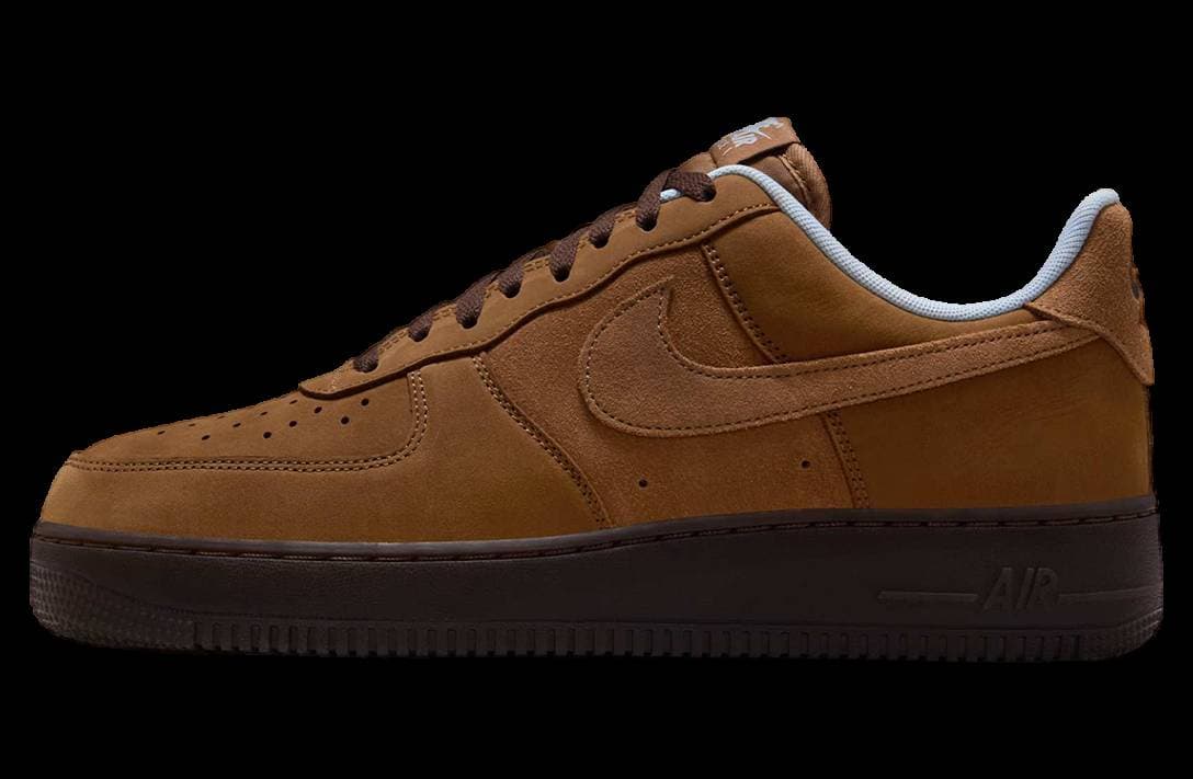 Nike Air Force 1 Low Light British Tan / Blue release photo 1