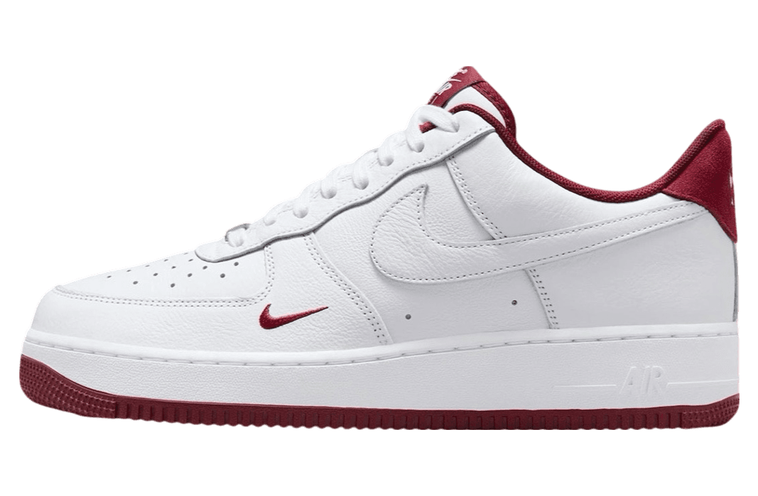 Nike Air Force 1 Low Mini Swoosh White / Team Red release photo 1