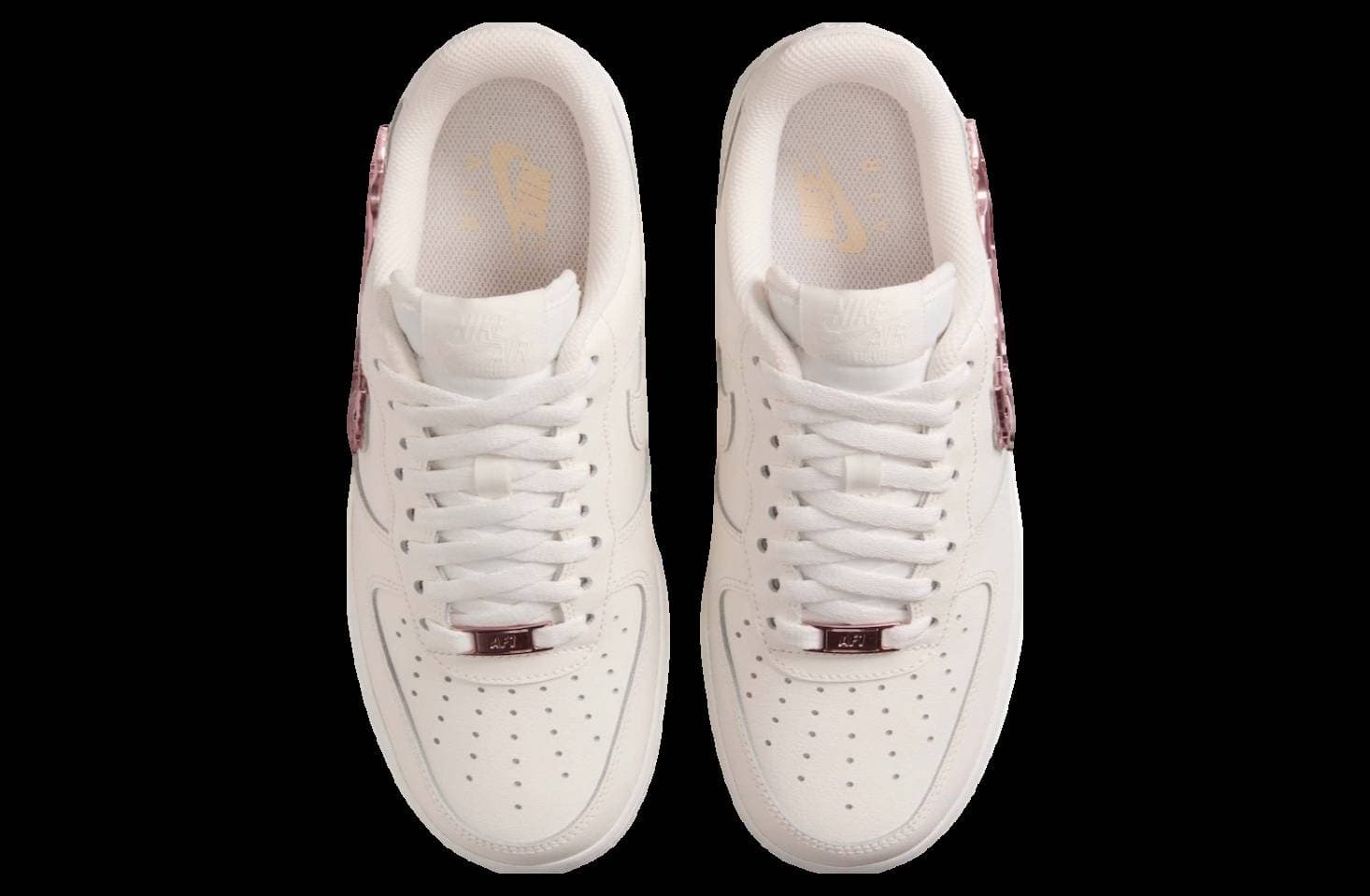 Nike Air Force 1 Low Molten Swoosh WMNS White / Pink release photo 4