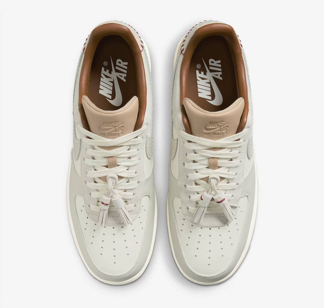 Nike Air Force 1 Low Tassels Light Bone release photo 4