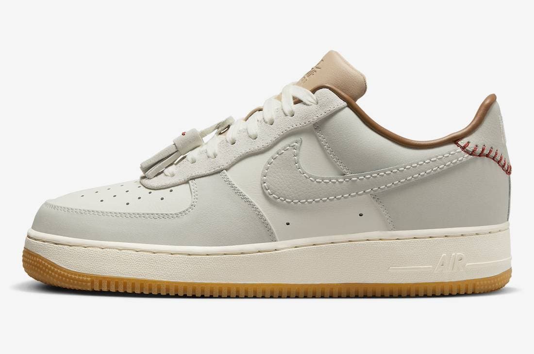 Nike Air Force 1 Low Tassels Light Bone release photo 1