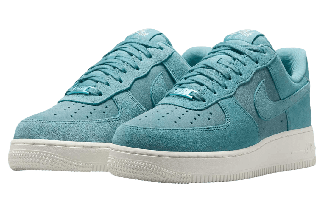 Nike Air Force 1 Low Teal Suede release photo 2