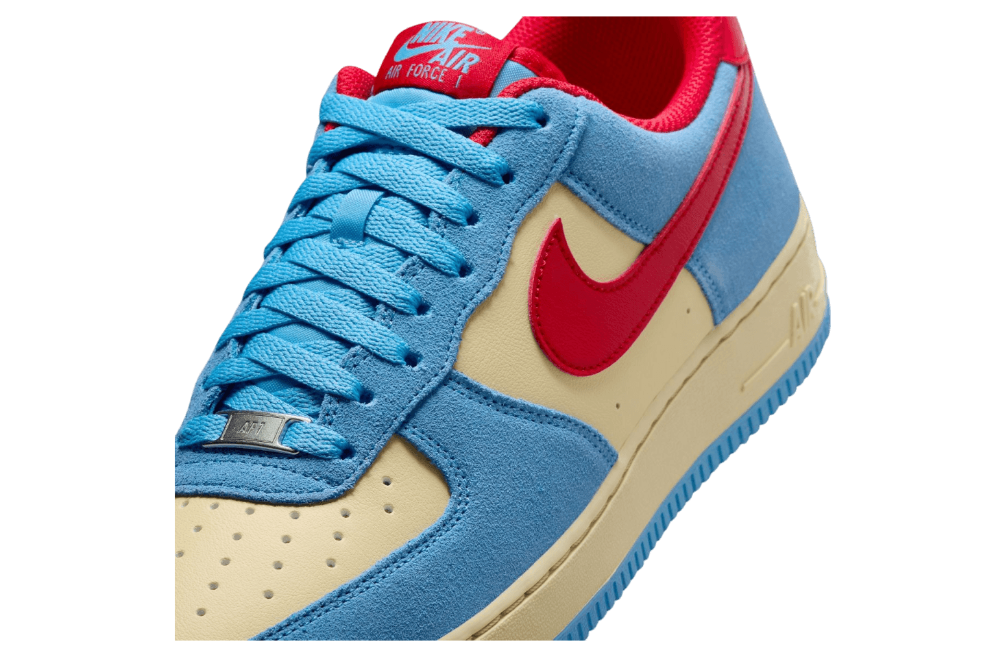 Nike Air Force 1 Low University Blue Suede release photo 7