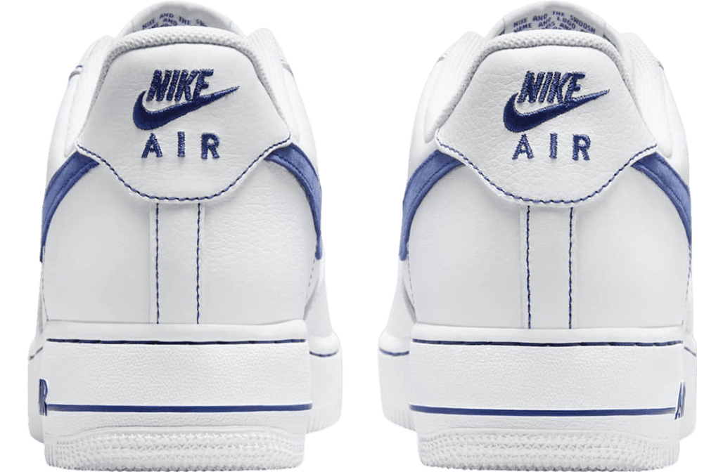 Nike Air Force 1 Low White / Blue Contrast Stitch release photo 5