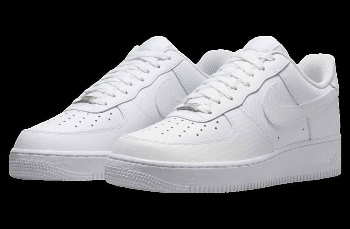 Nike Air Force 1 Low White Carbon Fiber release photo 2