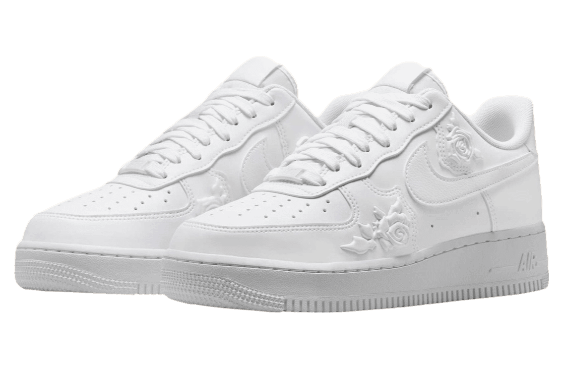 Nike Air Force 1 Low White Roses White / Black release photo 4