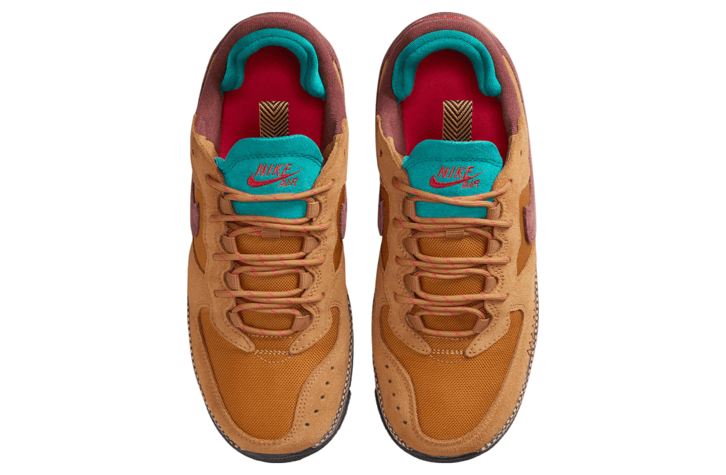 Nike Air Force 1 Wild Flax / Red Sepia / Teal release photo 3