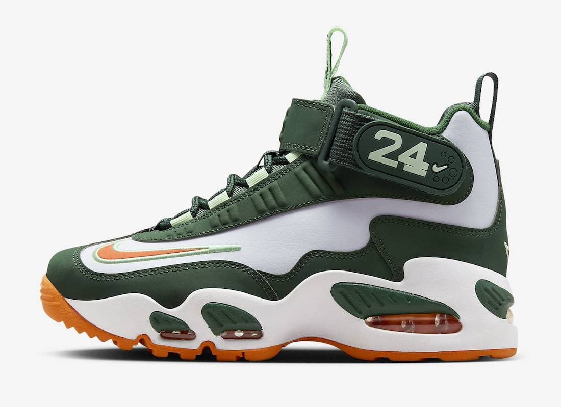 Nike Air Griffey Max 1 GS Miami Hurricanes Nike release photo