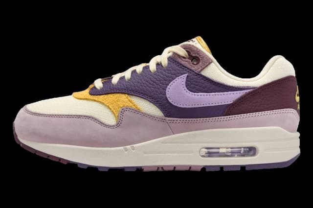 Nike Air Max 1 87 WMNS Hydrangeas / Dark Raisin Nike release photo