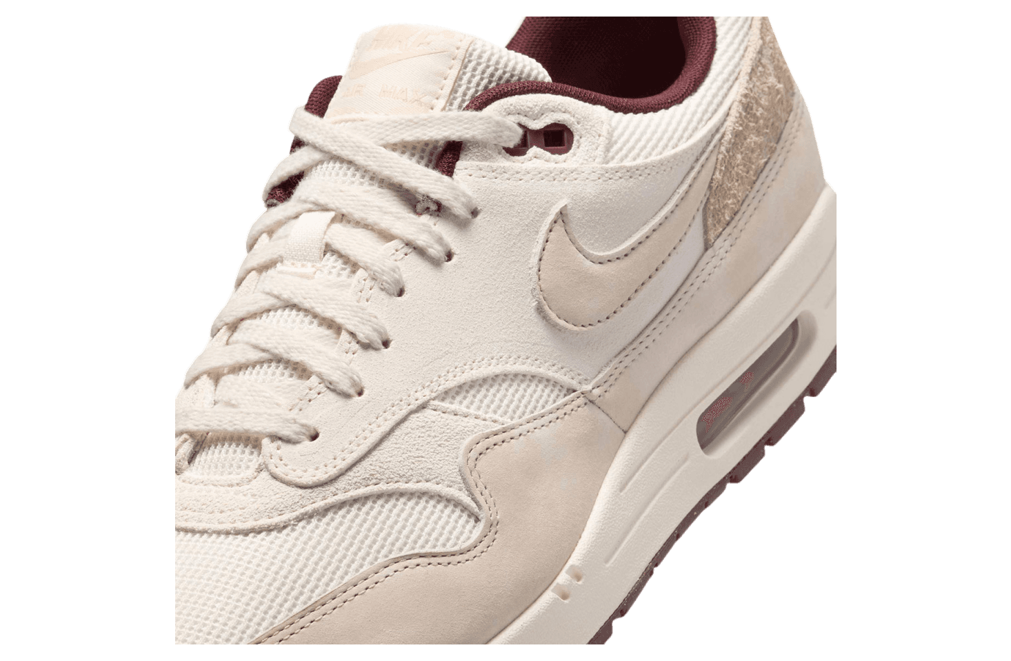 Nike Air Max 1 Phantom / Burgundy Crush release photo 7
