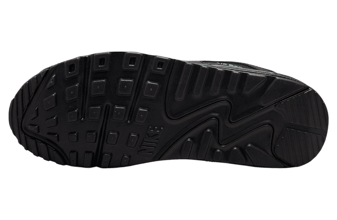 Nike Air Max 90 Black / Aurora Green release photo 6