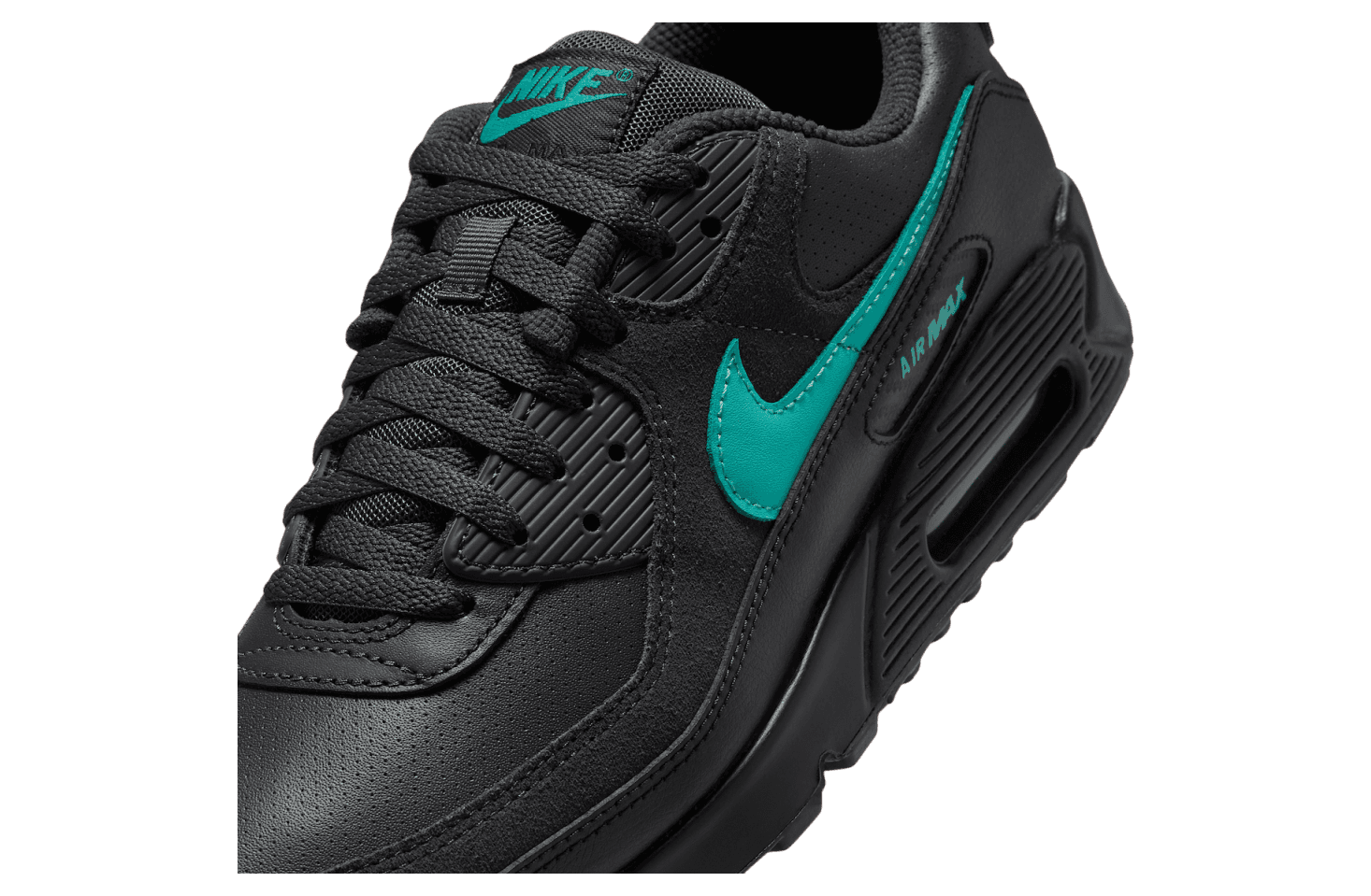 Nike Air Max 90 Black / Aurora Green release photo 7