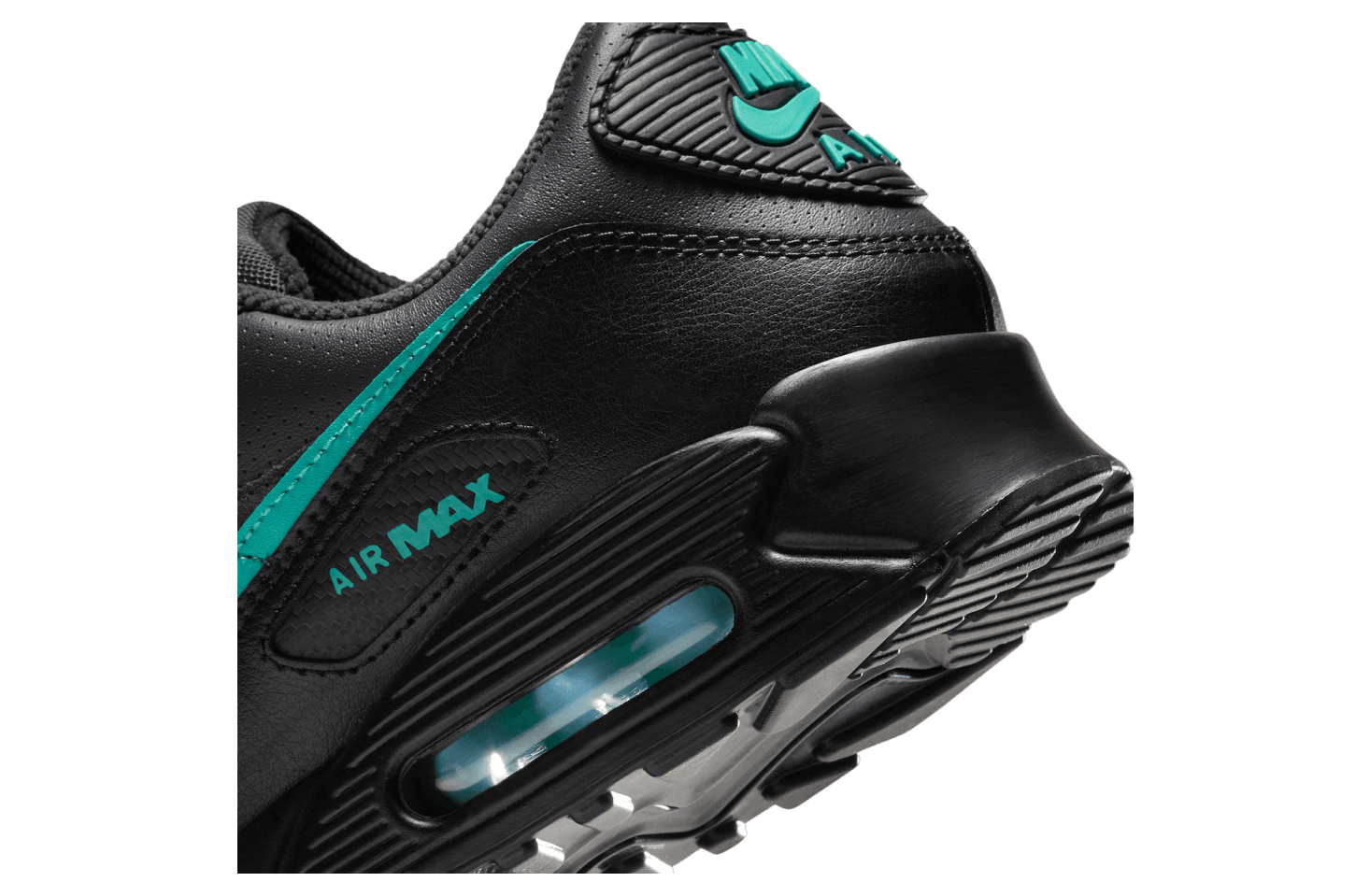 Nike Air Max 90 Black / Aurora Green release photo 8