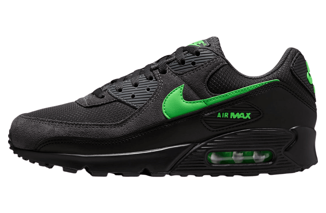 Nike Air Max 90 Black / Green Strike release photo 1