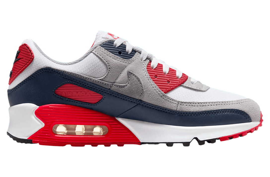 Nike Air Max 90 Cool Grey / University Red release photo 2