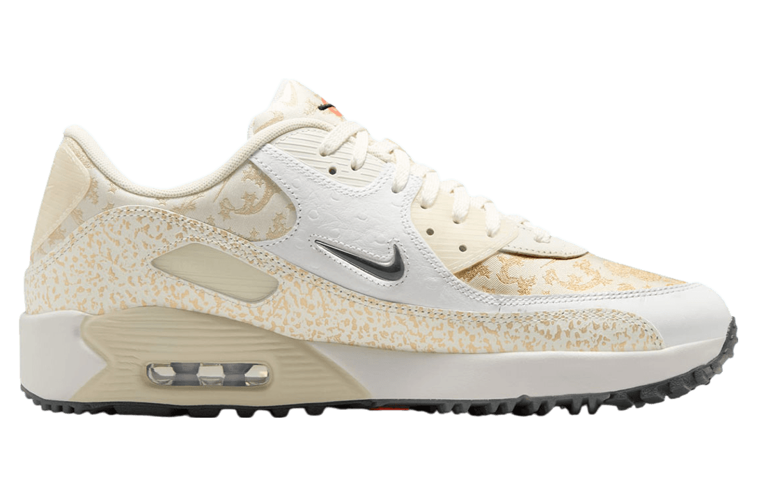 Nike Air Max 90 Golf White / Metallic Gold-Sail release photo 1