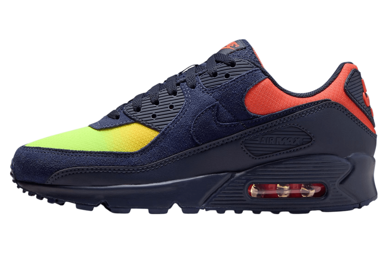 Nike Air Max 90 Lemon Venom / Blackened Blue release photo 1
