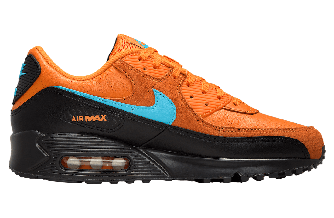 Nike Air Max 90 Mandarin Mandarin / Blue Fury release photo 2