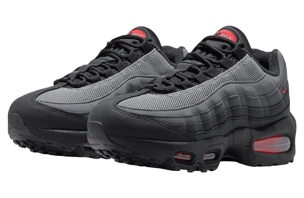Nike Air Max 95 Big Bubble Black / Bright Crimson release photo 2