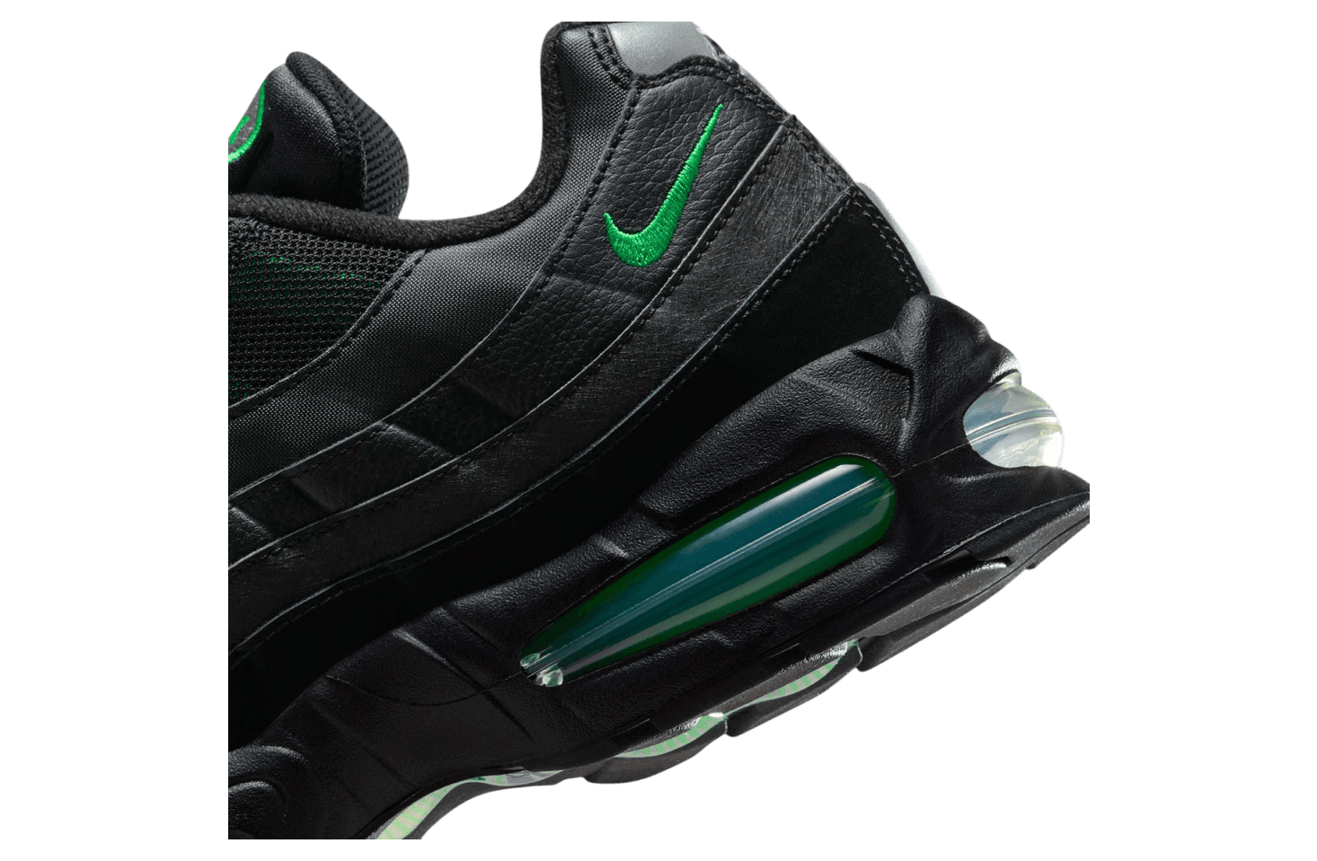 Nike Air Max 95 OG Black / Green Shock release photo 3