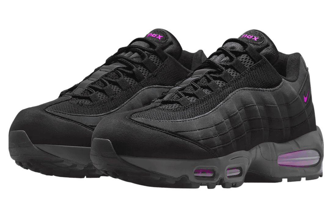 Nike Air Max 95 OG Black / Vivid Purple release photo 2