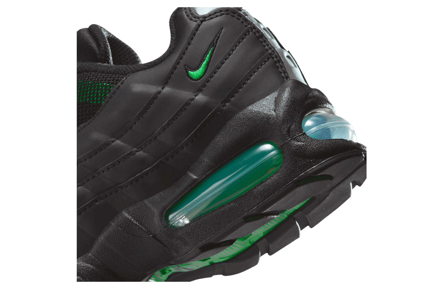 Nike Air Max 95 OG GS Black / Green Shock release photo 3