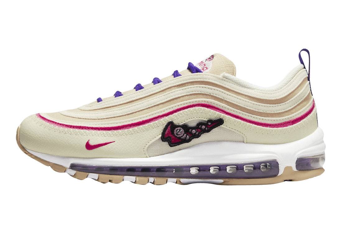 Nike Air Max 97 Air Sprung Tan Purple Nike release photo