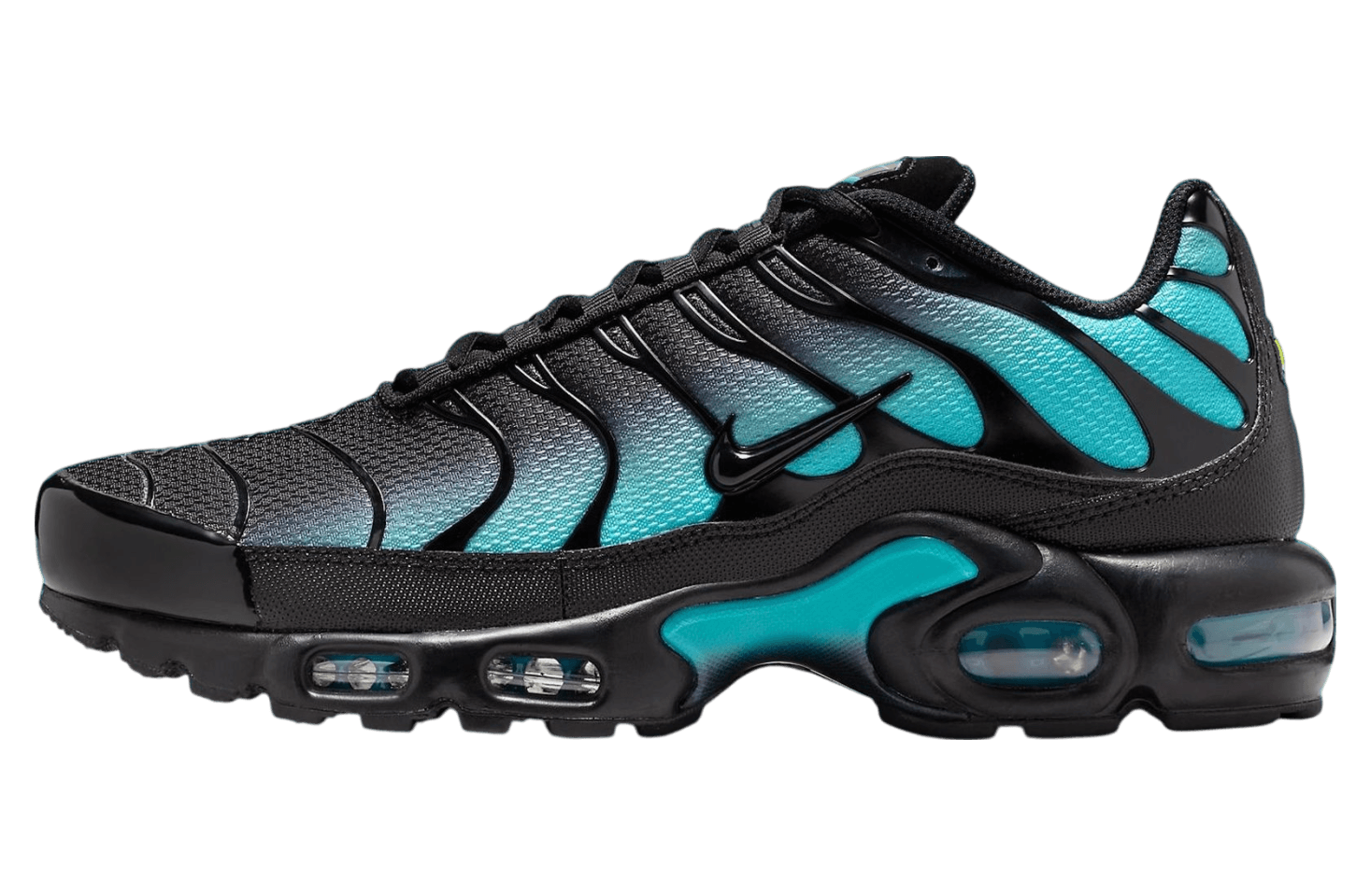 Nike Air Max Plus Black / Aurora Green release photo 1