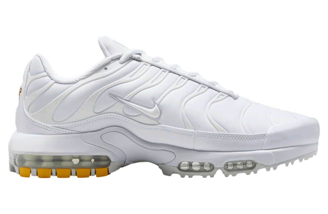 Nike Air Max Plus Golf Triple White release photo 3