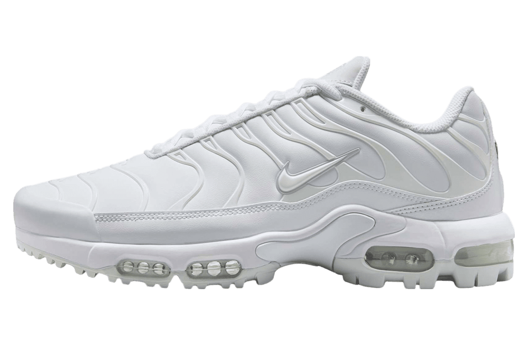 Nike Air Max Plus Golf Triple White release photo 1