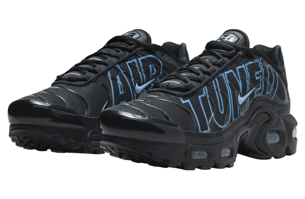 Nike Air Max Plus GS Tuned Black / University Blue release photo 2
