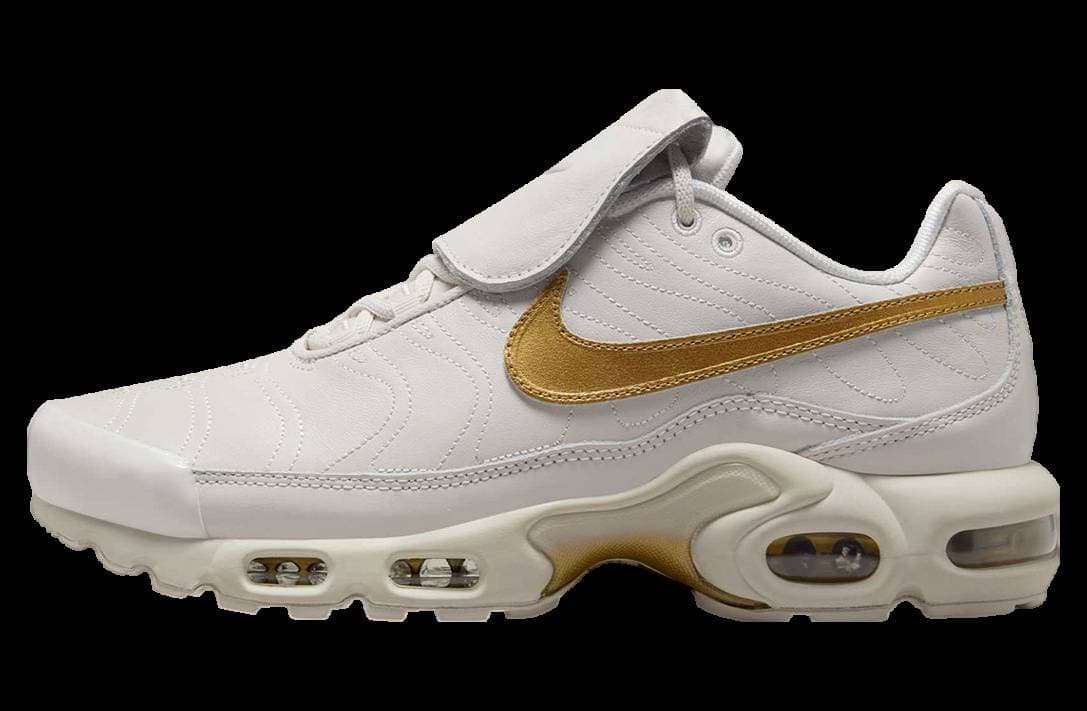 Nike Air Max Plus Tiempo Phantom / Metallic Gold release photo 1