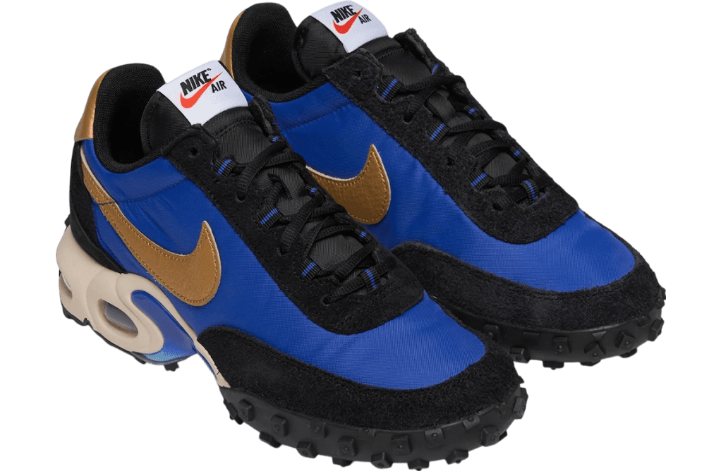 Nike Air Max Waffle Hyper Blue / Metallic Gold release photo 2