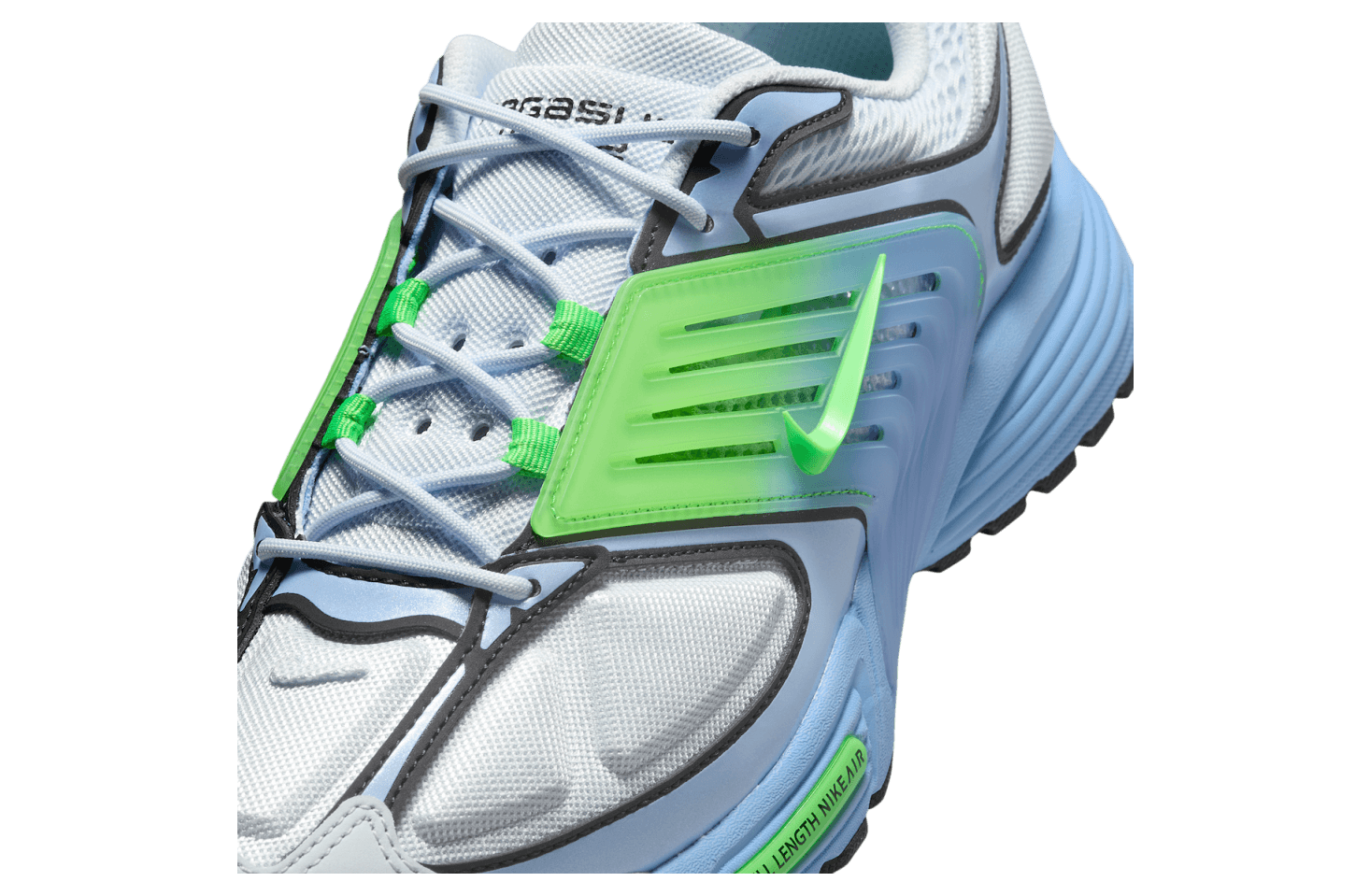 Nike Air Pegasus Wave Football Grey / Green Strike release photo 7