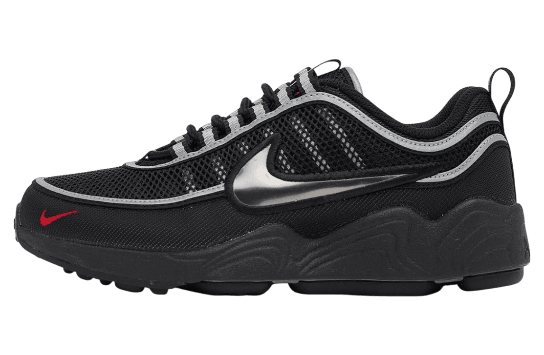 Nike Air Zoom Spiridon Black / Metallic Silver release photo 1