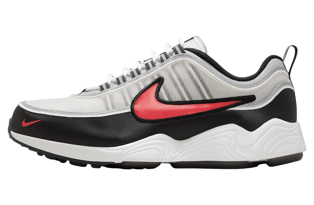 Nike Air Zoom Spiridon Metallic Silver / Sport Red release photo 1