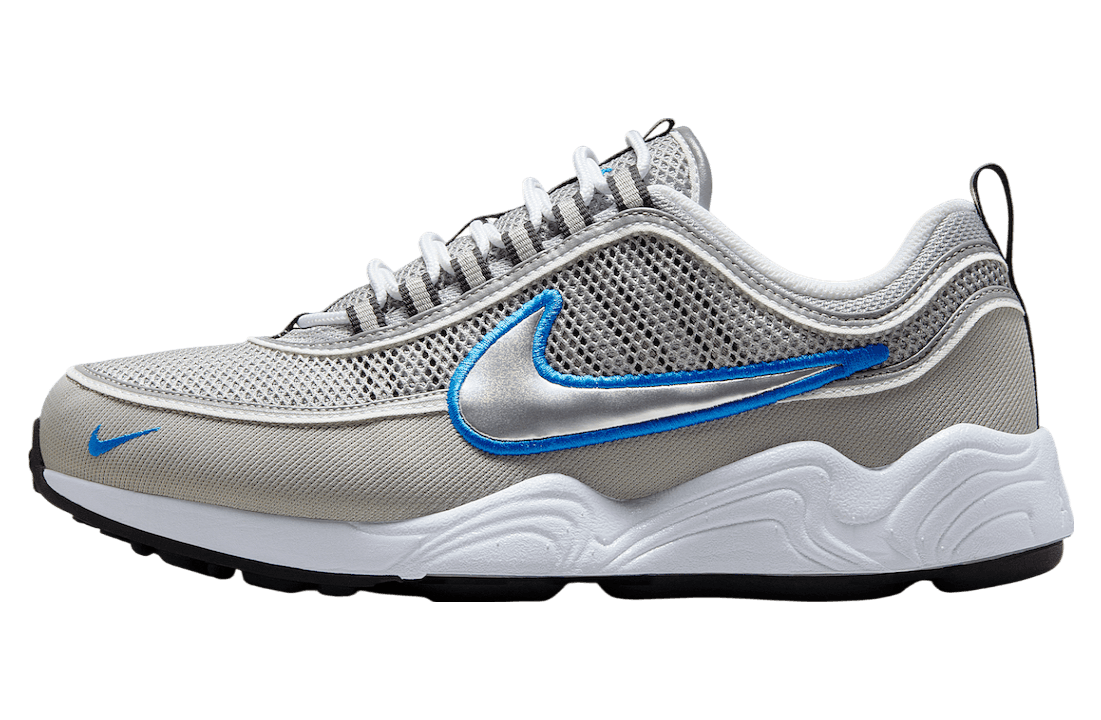 Nike Air Zoom Spiridon Metallic Silver / White Nike release photo