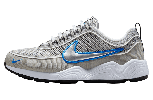 Nike Air Zoom Spiridon Metallic Silver / White Nike release photo