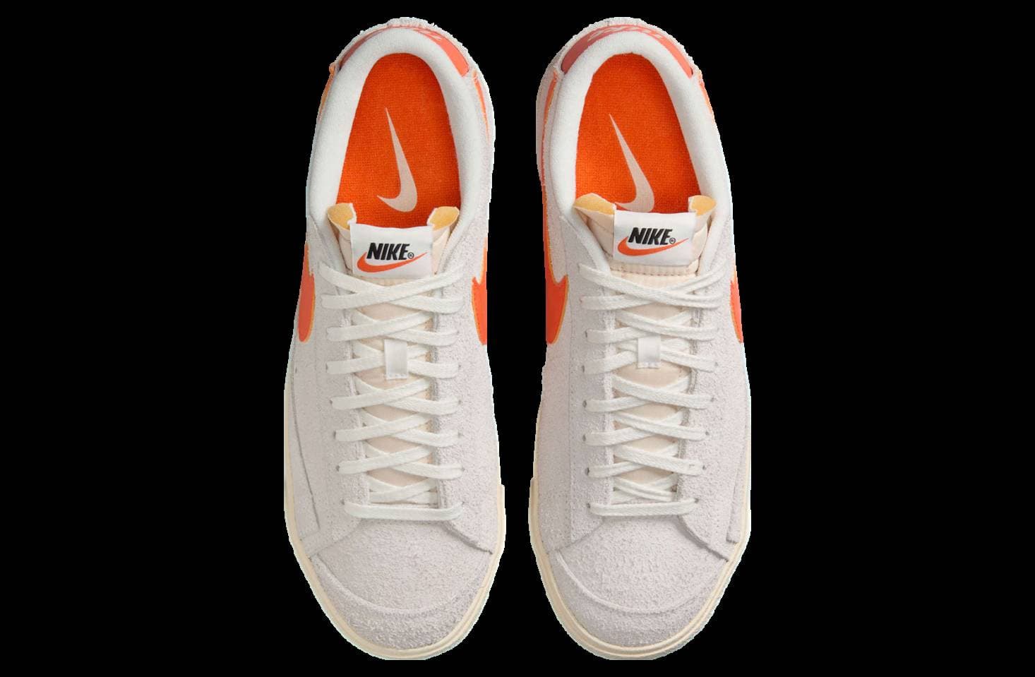 Nike Blazer Low 77 Summit White / Safety Orange release photo 3