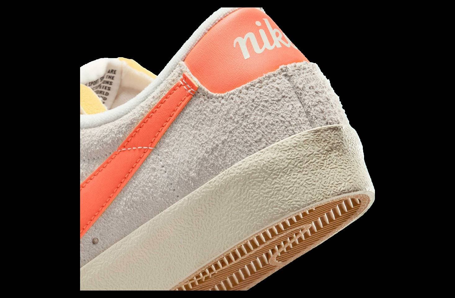 Nike Blazer Low 77 Summit White / Safety Orange release photo 6