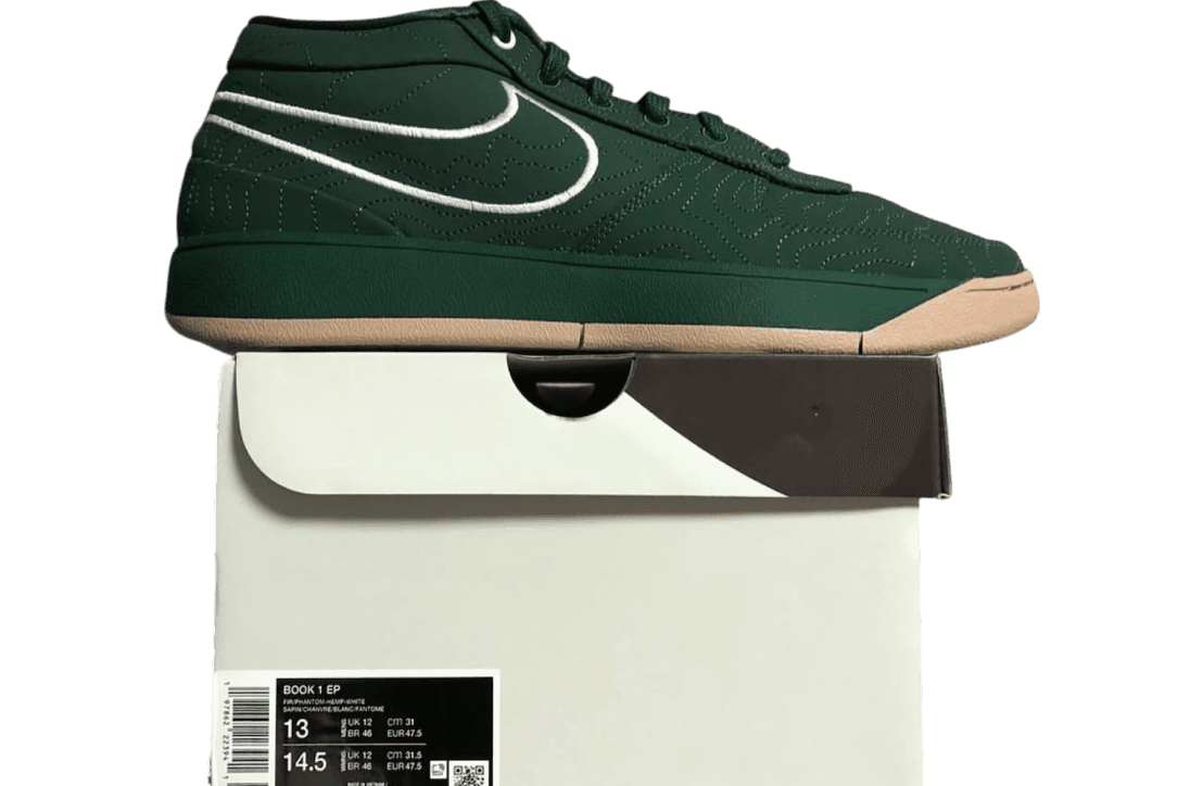Nike Book 1 Flagstaff Fir / Phantom release photo 1