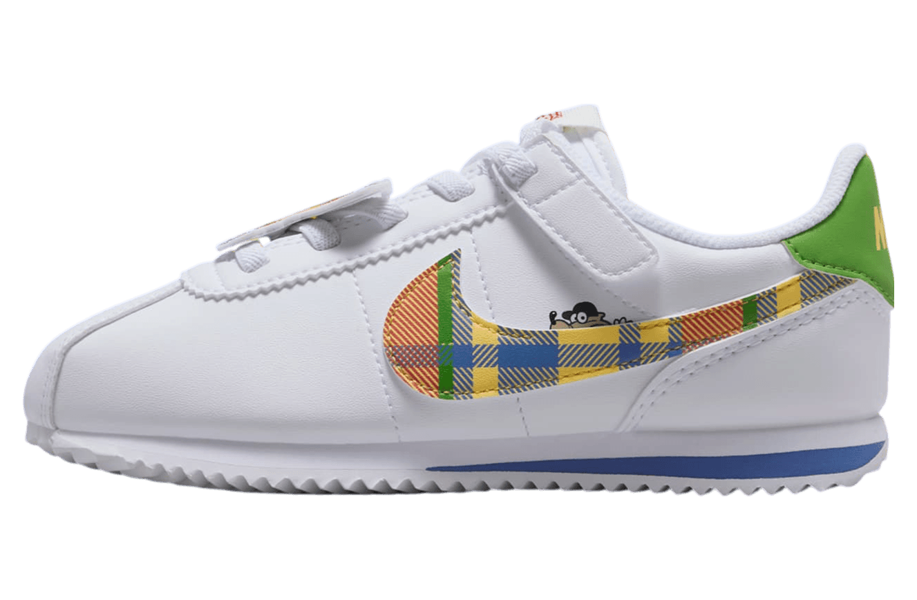 Nike Cortez GS White Plaid release photo 1