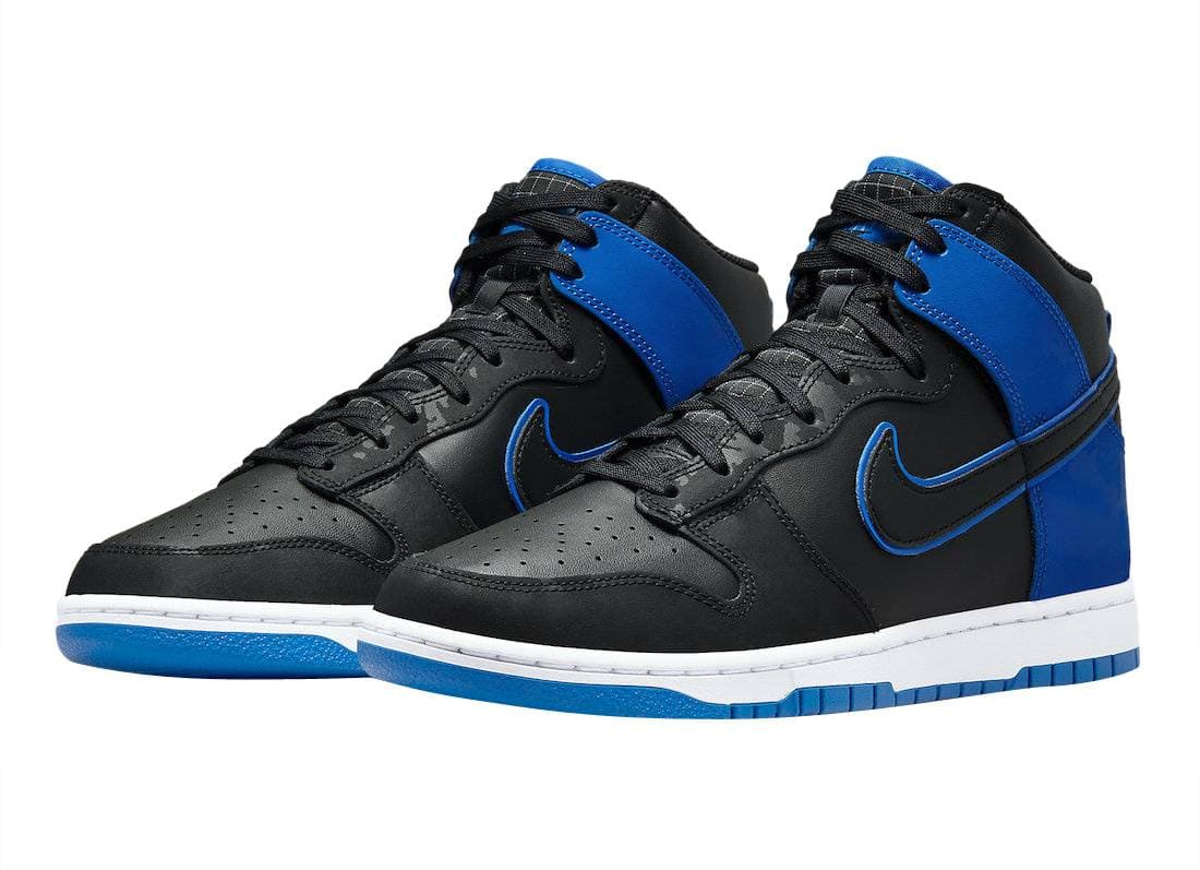 Nike Dunk High Blue Camo Nike release photo