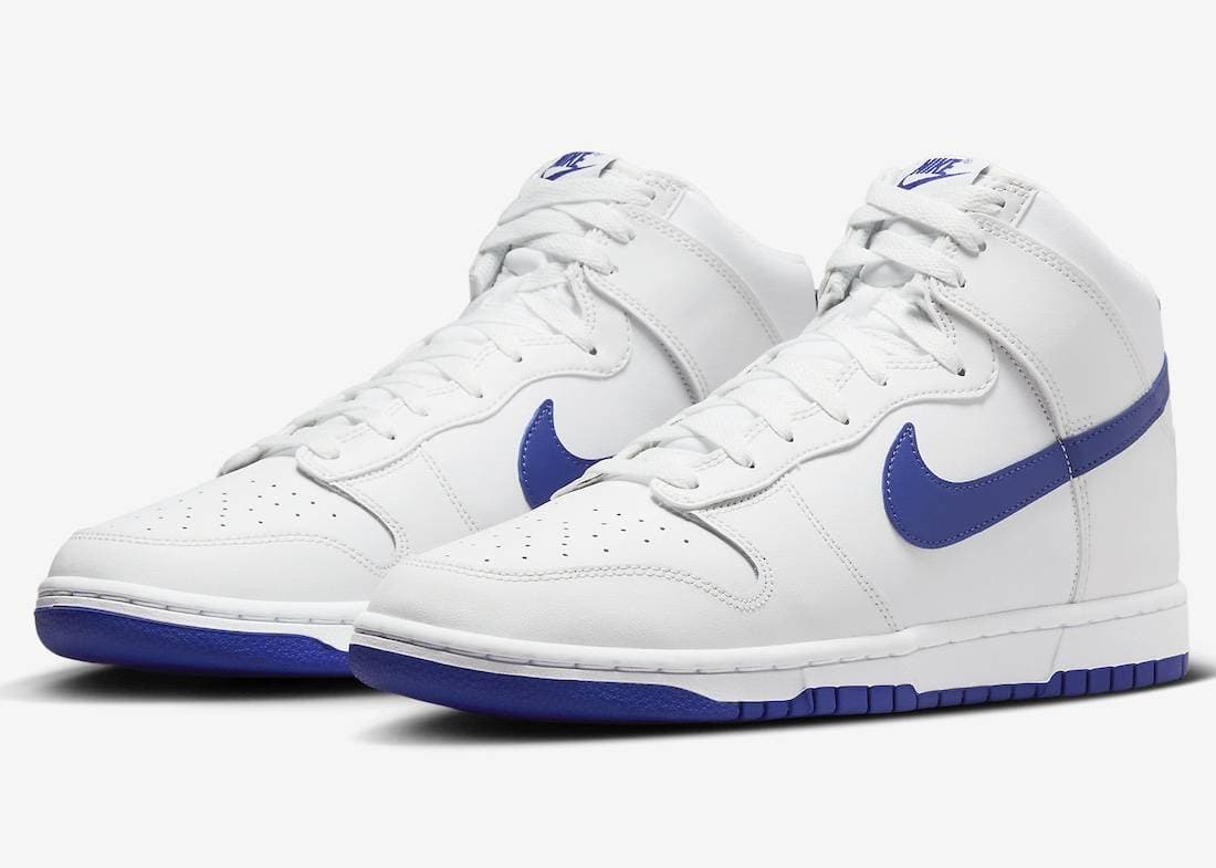 Nike Dunk High White Concord release photo 2