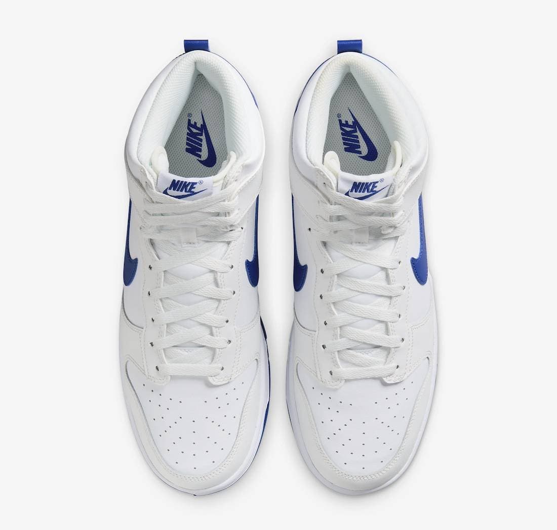 Nike Dunk High White Concord release photo 4