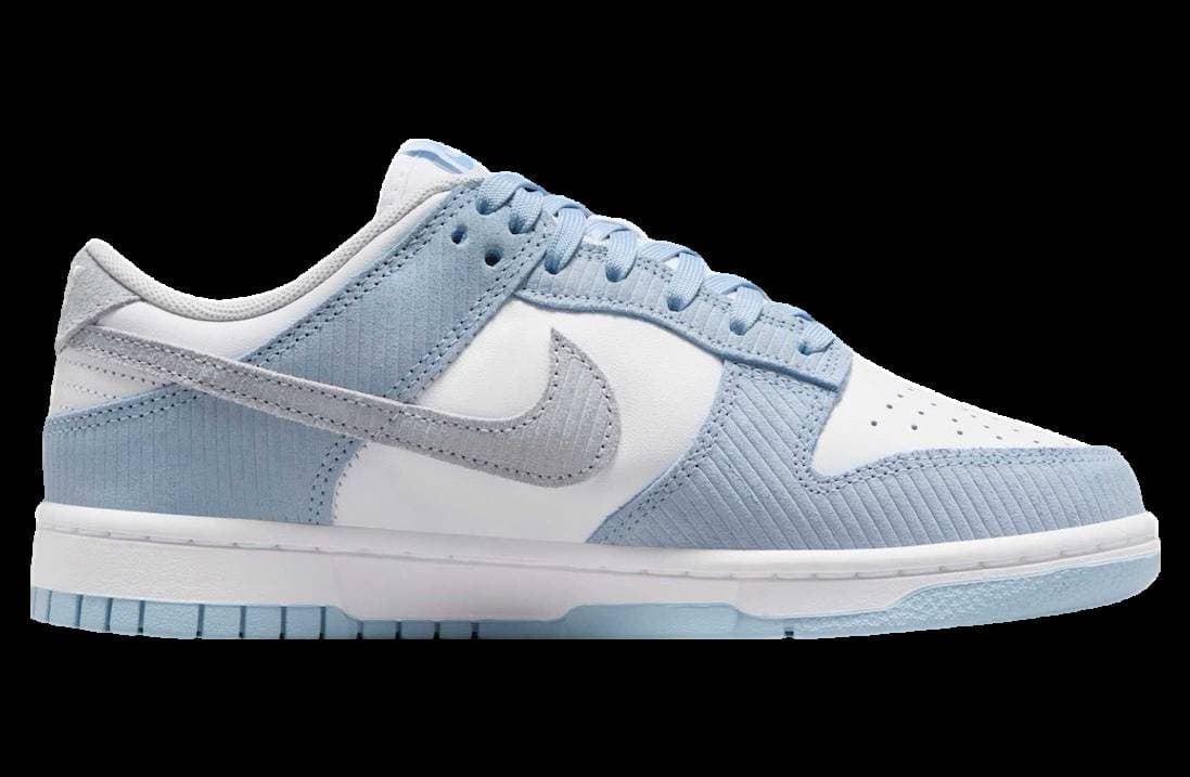 Nike Dunk Low Blue Corduroy release photo 3