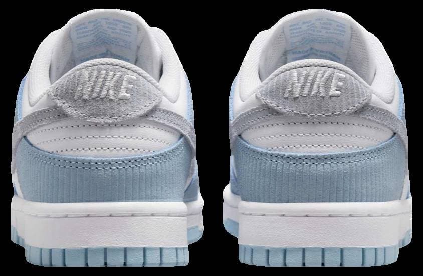 Nike Dunk Low Blue Corduroy release photo 5