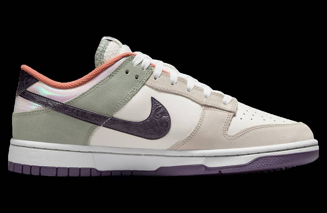 Nike Dunk Low Floral Swoosh release photo 3